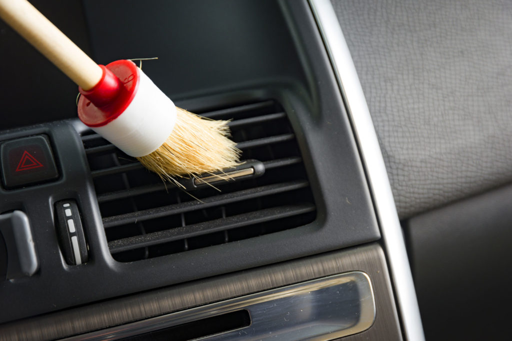 Car interior cleaning detailing